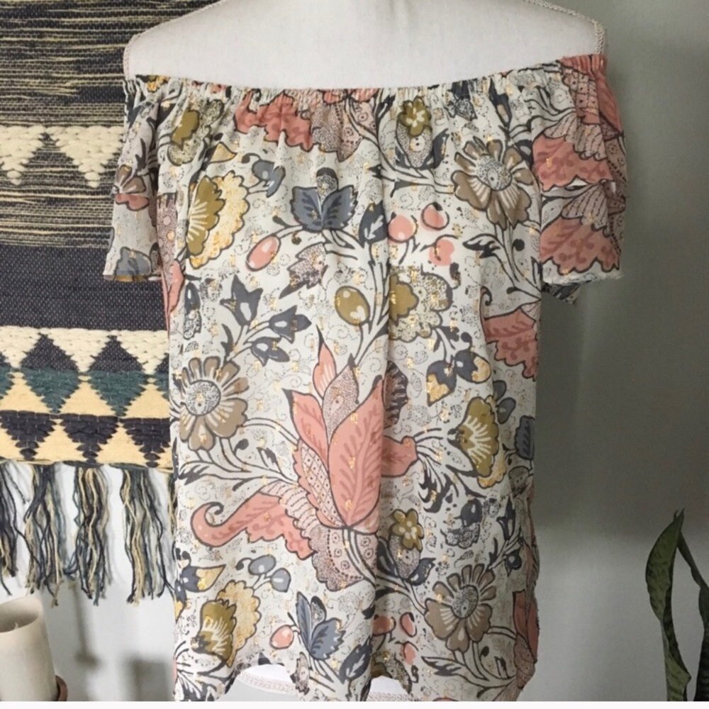 Loft off shoulder blouse